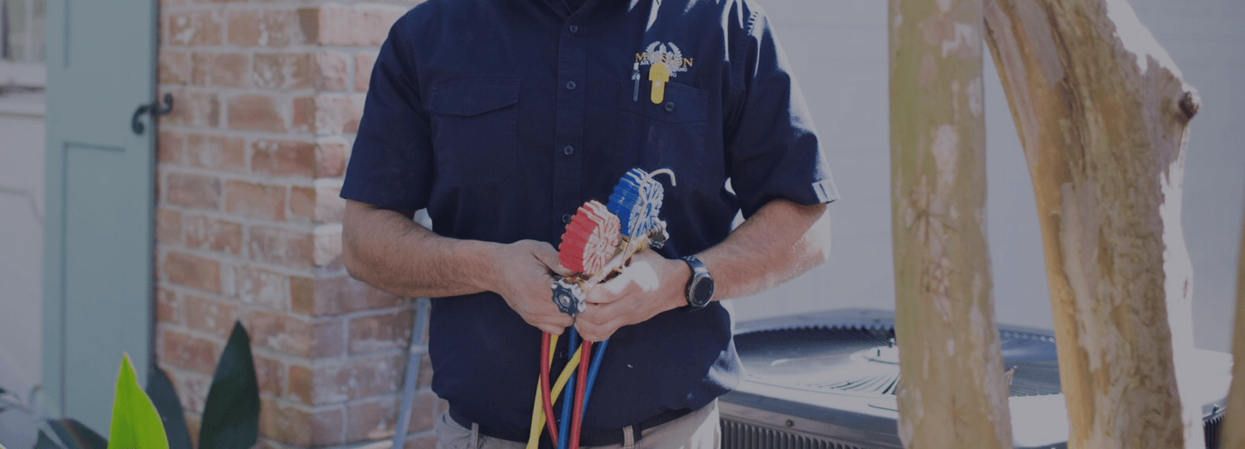 Heating system tune-up by a technician